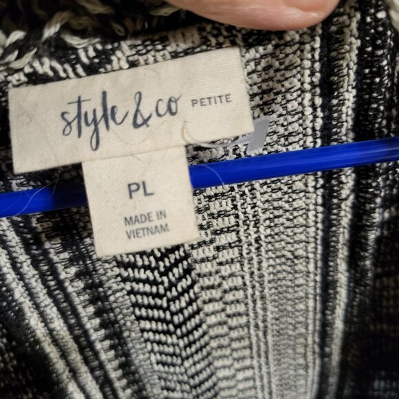 STYLE & CO FRINGE CARDIGAN SWEATER SZ PL - Picture 4 of 4